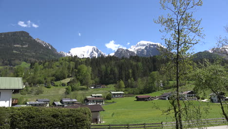 Germany-mountains-rise-above-hills-in-Berchtesgaden