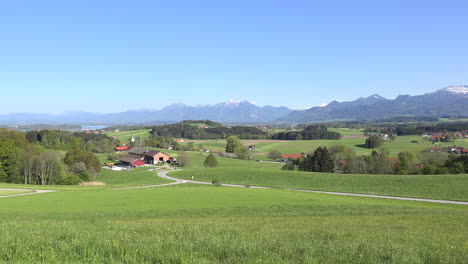 Germany-view-toward-the-Alps-from-Rimsting-zoom-in