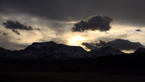 Montana-before-sunset-over-Rocky-Mountains-time-lapse