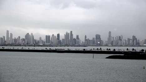 Panama-causeway-and-city