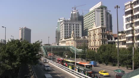 Guangzhou-China-buildings-and-traffic