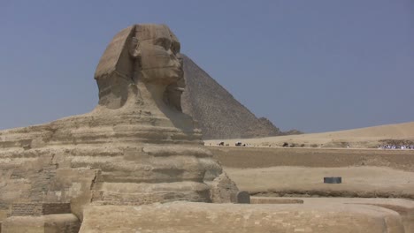Ägypten-Sphix-Und-Pyramide-In-Gizeh
