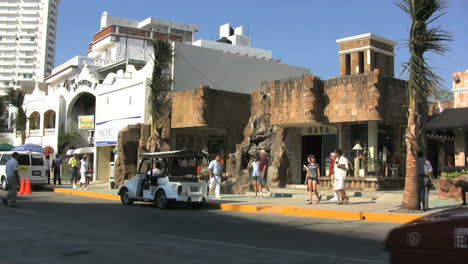 Mexiko-Mazatlan-Einkaufsstraße