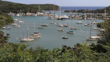 Antigua-Nelson's-Dockyard-with-boats