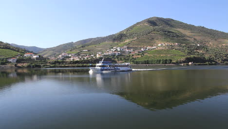Boat-on-Douro-River-in-Portugal