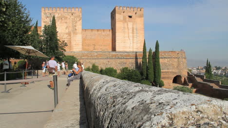 Spain-Andalucia-Alhambra-wall-at-observation-deck-2