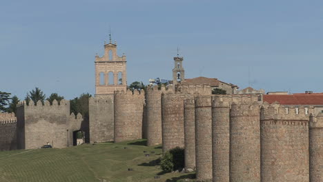 Avila-Spanien-Blick-Auf-Die-Wände