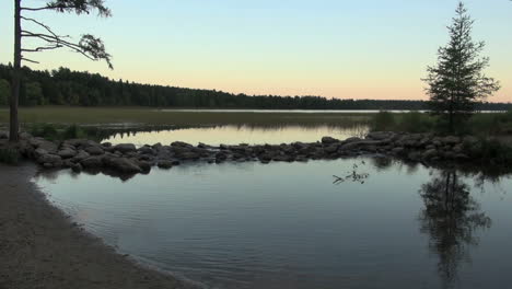 Minnesota-Lake-Itasca-Mississippi-Quellgebiet-Abend-Sx