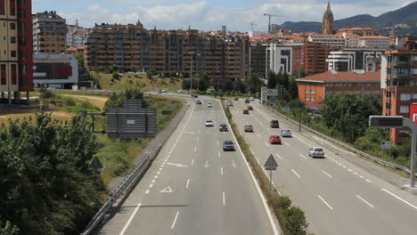 Spanien-Asturien-Oviedo-Breite-Straße-C