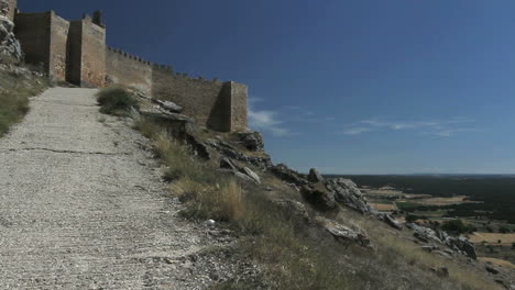 Spain-Castile-Gormaz-castle-and-valley-view
