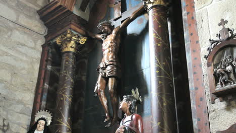Spanien-Galizien-Dunkle-Säulen-Kruzifix-2