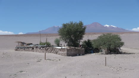 Chile-Atacama-Toconao-Niedriges-Ummauertes-Haus