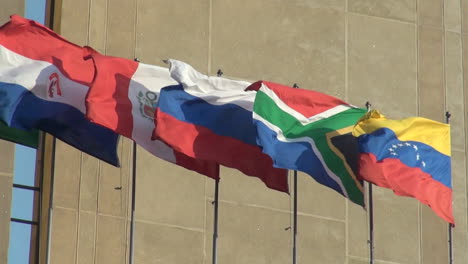 Spain-Galicia-Santiago-flags