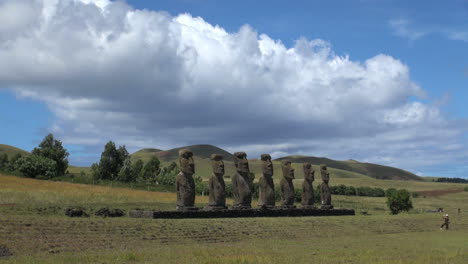 Rapa-Nui-Ahu-Akivi-&-tourist-s12a