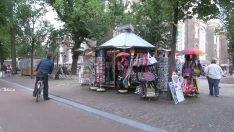 Netherlands-Amsterdam-gay-pride-street-stands