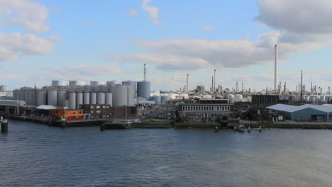 Netherlands-Rotterdam-passing-refinery-tubes-and-stacks-3