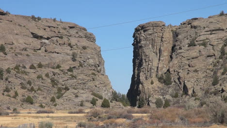 Wyoming-Devil&#39;s-Gate-Auf-Dem-Oregon-Trail