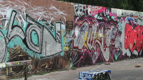 Berlín-Mauerpark-Graffiti