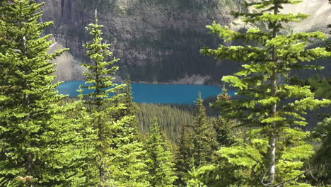 Canada-Alberta-Moraine-Lake-from-Eiffel-Lake-Trail-tree-framed