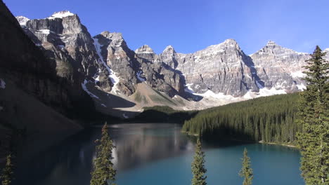 Canadá-Alberta-Moraine-Lago-Valle-De-Los-Diez-Picos-Vista-S