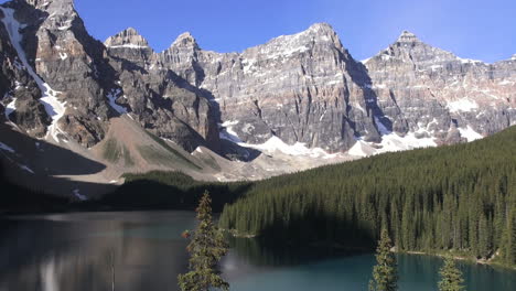 Canadá-Alberta-Moraine-Lago-Valle-De-Los-Diez-Picos-Vista