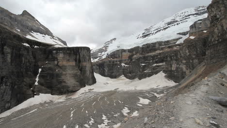 Kanadische-Rockies-Banff-Park-Blick-Auf-Einen-Gletscher
