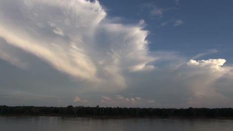 Dramatic-cloud-rising-over-Brazil's-Amazon-River