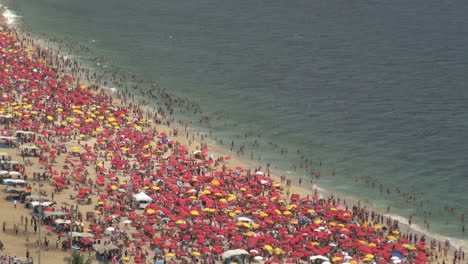 Rio-de-Janeiro-Ipanema-Beach-umbrellas-on-Saturday