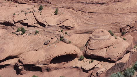 Detalle-De-Roca-Erosionada-Del-Cañón-De-Chelly-De-Arizona