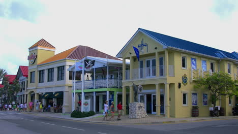 Grand-Cayman-George-Town-colorful-shops
