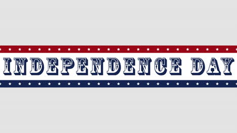 Animated-closeup-text-Independence-Day-on-holiday-background