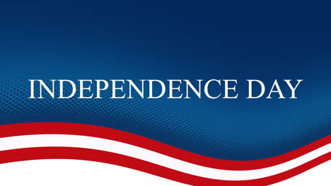Animated-closeup-text-Independence-Day-on-holiday-background-2