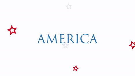 Animated-closeup-text-America-on-holiday-background-2