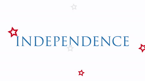 Animated-closeup-text-Independence-Day-of-USA-on-holiday-background-1