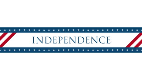 Animated-closeup-text-Independence-on-holiday-background-1