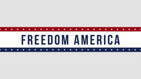 Animated-closeup-text-Freedom-America-on-holiday-background-4
