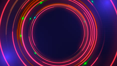 Motion-red-circles-abstract-background