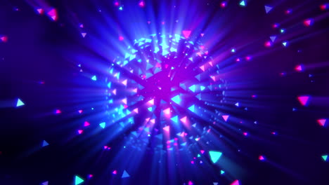 Motion-colorful-disco-ball
