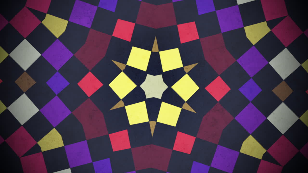 Premium stock video - Motion colorful squares pattern 9