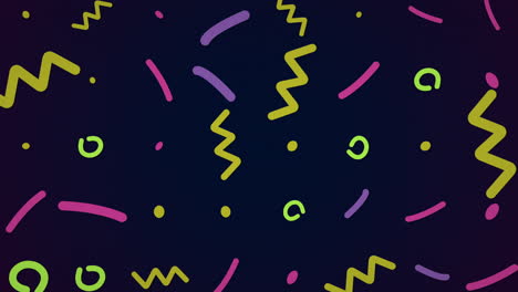 Motion-retro-geometric-shape-on-abstract-background-8
