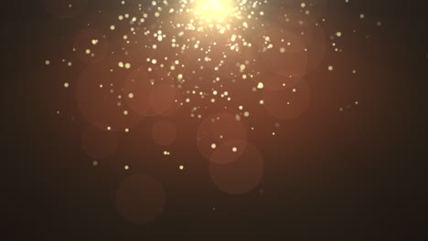 Flying-and-motion-abstract-particles-and-round-bokeh