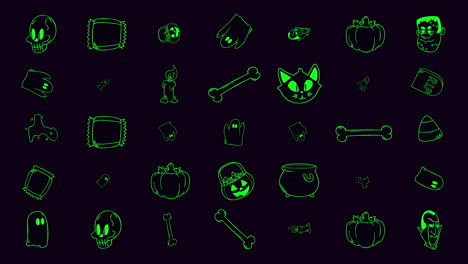 Halloween-background-animation-with-pumpkins-9