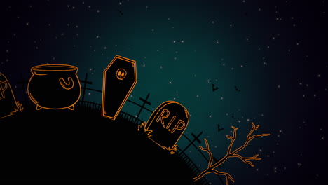 Halloween-background-animation-with-coffins-5