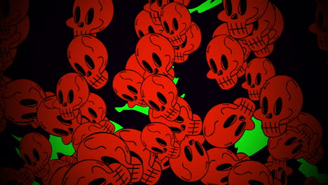Halloween-background-animation-with-red-skulls