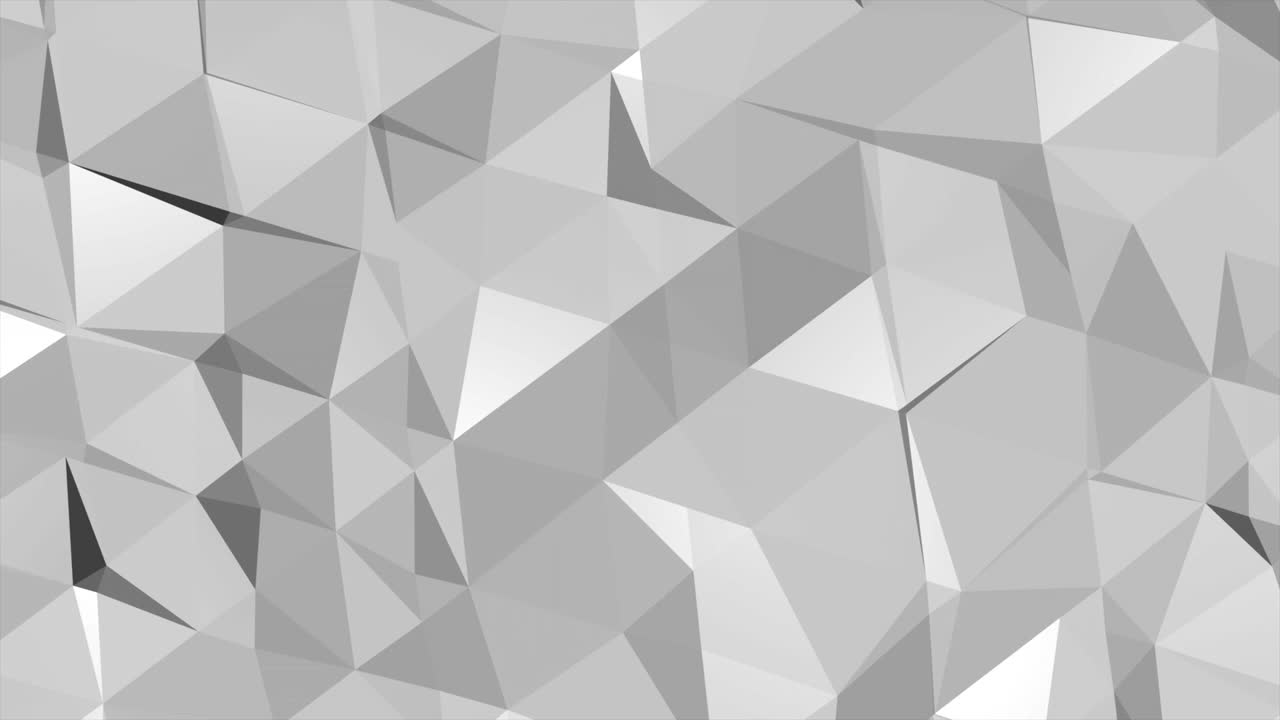 Premium stock video - Motion dark white low poly abstract background 3