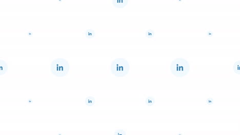 Icons-of-LinkedIn-social-network-on-simple-background