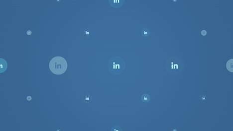 Motion-icons-of-LinkedIn-social-network-on-simple-background-2