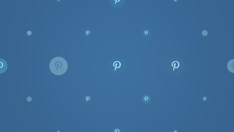 Symbole-Des-Sozialen-Netzwerks-Pinterest-Auf-Einfachem-Hintergrund