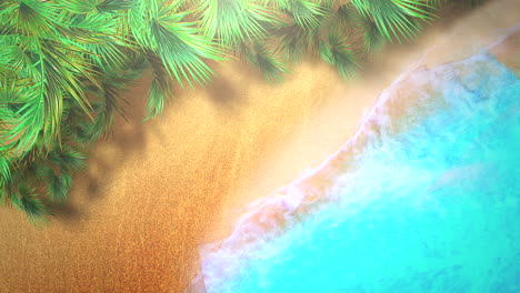 Free moving background (beach themed) 