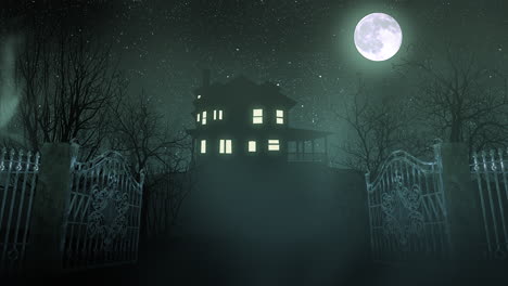 Mystical-horror-background-with-the-house-and-moon-3